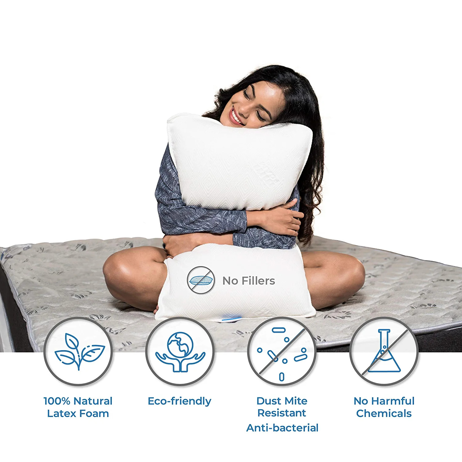 Mm foam snuggle top pillow