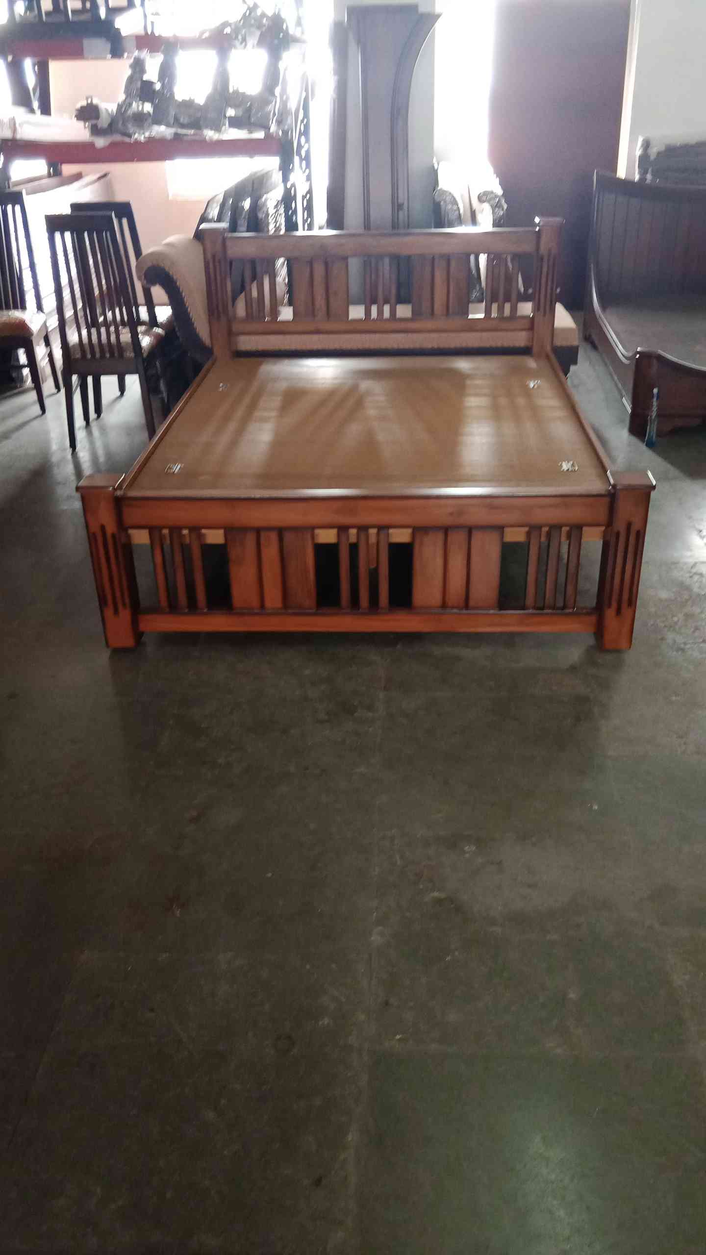 BD17 Solid Teak wood cot Buy Cot Online JFA Furniture