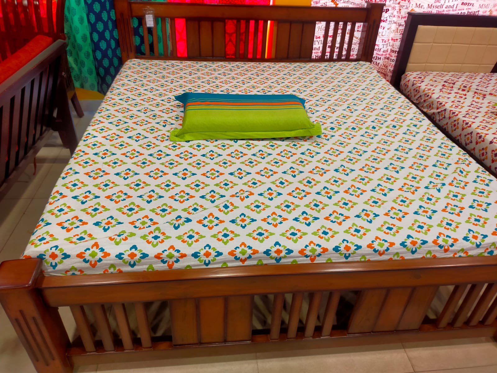 Wooden on sale family cot